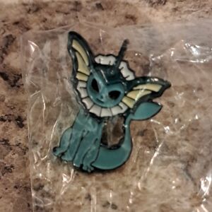 Pokemon Vaporeon Pin - Blue and Yellow